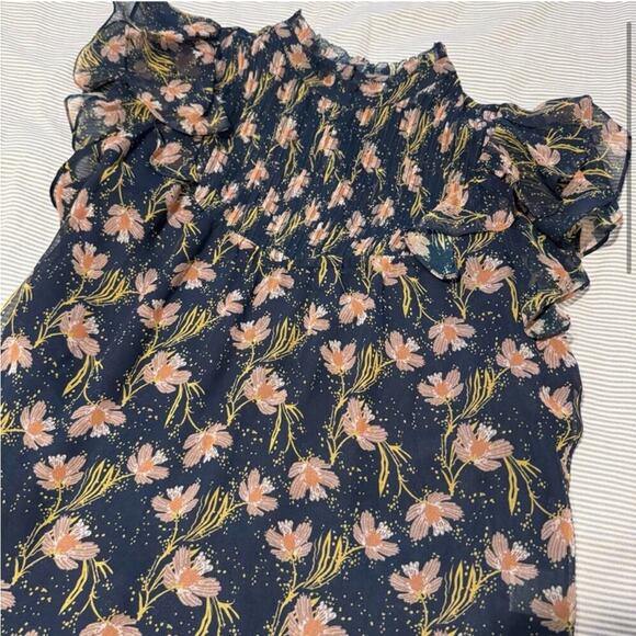 Intermix Felicity Floral Silk Chiffon Top - Picture 3 of 6